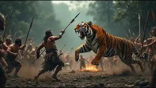 The Tiger Attack Primitive Warriors&rsquo; Last Stand - Life of the Ancestors 12,000 years ago.