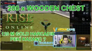 RİSE ONLİNE - 200x WOODEN CHEST KIRDIK - BU İŞTE BEN USTAYIM- Sesli Bilgiler TR