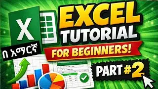 📊 MS Excel ትምህርት ለጀማሪዎች &ndash; ክፍል 2 | መሠረታዊ ፎርማቲንግ