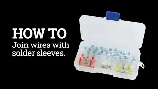 HOW TO - Use Solder Sleeve Heatshrink Tubing