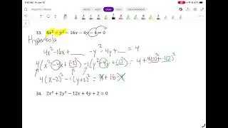 Chapter 10   Classifying Conics and Writing Equations in Standard Form Example 2