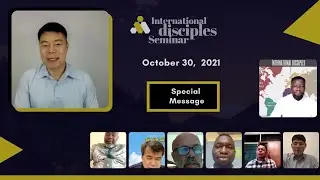 International Disciples Seminar October 30, 2021