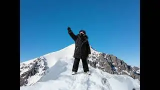 snow mountain.#3M2000 #VFX #blender #ai #veo3 #sora #movie #asmr#Edit #snow #한라산 #제주도 #jeju