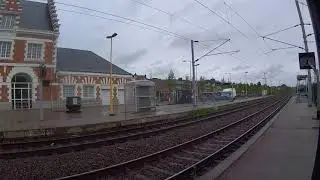 BB 27000 livr&eacute;e VFLI - wagons plats - FRET