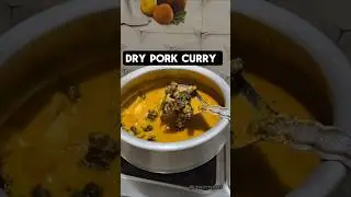 🐖Coorg Special - Dry Pork Curry 🐗 #foodshorts