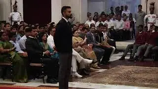 President Kovind confers the Rajiv Gandhi Khel Ratna Award 2018 upon Shri Virat Kohli 