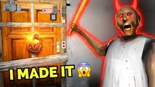 I Tried Escaping Granny on Hard Mode With Extra Locks😱