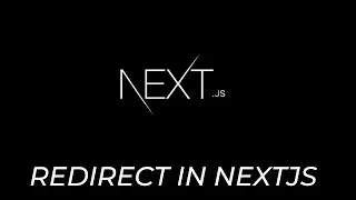 Redirect in nextjs from server side | React | Authentication