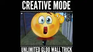 creative mode me unlimited gloo wall kaise laye 😍| 1000% real trick🤩 #shorts #ytshorts #viral