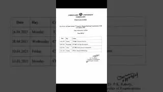 M.A./ M.Sc. in Home Science 1st & 3rd Semester (Regular/ Backlog) Examinations (Non-CBCS) Routine