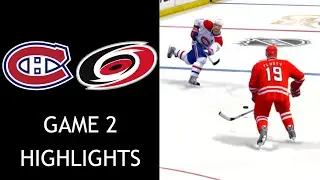 Round 1, Game 2 - Canadiens @ Hurricanes - NHL 14 Predictions
