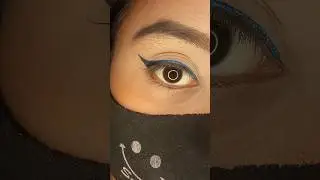 Blue Glitter Eyeliner😱😱 #makeup #eyeliner #youtubeshorts #shorts #trending #viral #shortvideo #short