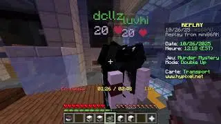 Hypixel murder mystery | Double up | SeasonedFries, dalwn, luvhi, Satanify, vtommyz Cheating