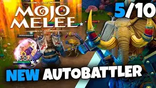 AUTOBATTLER WITH CURIOUS MECHANICS - MOJO MELEE // QUICK REVIEW