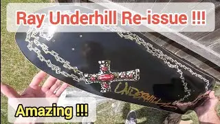 Powell Peralta Ray Underhill 1st look, unboxing, initial review. Reissue Old School Skateboard Deck