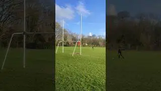 Bernardo training free-kicks placing the ball as close as possible to the posts, whether high or low