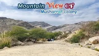 View of Musharraf colony from mountain |Mountain| hill top | beautiful view | boundary wall society