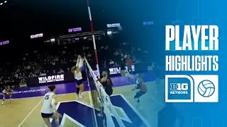 Rylen Reid Highlights vs. Campbell | Northwestern Volleyball | 09/20/2025