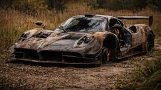ASMR Abandoned Pagani Huayra R V12-R 2021 | Full Restoration