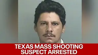 Texas mass murder suspect found hiding under pile of laundry