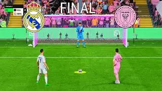 Real Madrid vs Inter Miami / Ronaldo vs Messi / Mbappe vs Neymar / PENALTY SHOOTOUT / Final