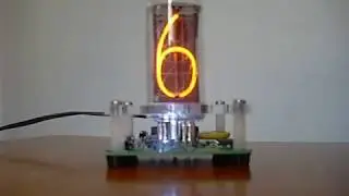 IN-18 Exclusive Single Digit NIXIE Clock+Acrylic enclosure RGB backlight