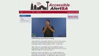 New Alert reaches people with sensory disabilities