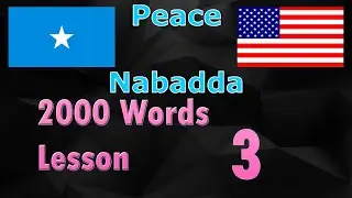 2000 Words Lesson 3 - English - Somali