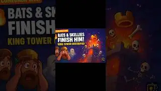 💀 BATS & SKELLIES FINISH HIM 🔥 | 2.6 HOG BRUTAL COMEBACK | Clash Royale Epic Moment ⚡