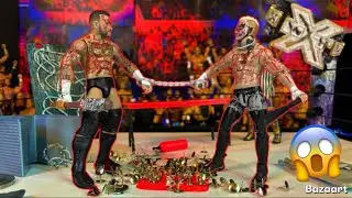 &ldquo;DEATH MATCH&rdquo; CM PUNK VS DARBY ALLIN FOR EXTREME CHAMPIONSHIP WWE ACTION FIGURE MATCH!!