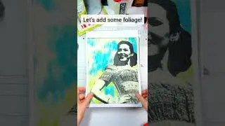Let's watch as @michelle_mixedmedia creates a Laser print transfer!😊 Full details on IG #shorts