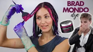 Dyeing my hair Purple with Brad Mondo's Dye