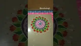 home entryway decoration with rangoli for upcoming festivals | beautiful rangoli for entryway