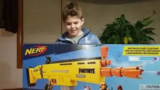 Краткий обзор бластера Nerf Fortnite AR-L Dart Blaster