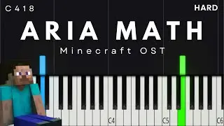 Aria Math - Minecraft OST by C418 | Hard Piano Tutorial