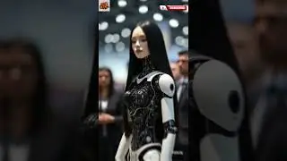 Realistic Female Robot with Exposed Mechanics | Humanoid Robot Demo | Kung Fu Clicks