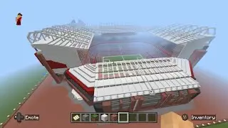 Old Trafford in Minecraft - Built in Xbox legacy creative (no flying) 2012-2014
