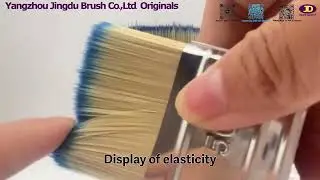 JDHF Printed blue tip hollow filament for paint brush