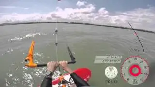 Kite Foiling is so quiet... cruising upwind...