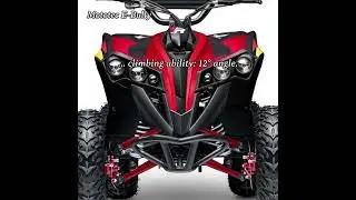MotoTec E-Bully 36v 1000w ATV Red