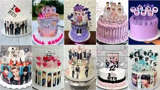 BTS theme cake design 2023 || BTS birthday cake || BTS cake design || Letest birthday cake design,