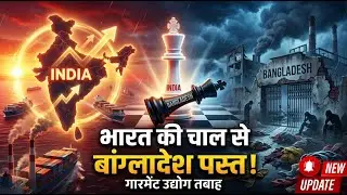 भारत की एक चाल से बांग्लादेश पस्त! | Garment Industry Collapse | Economic War