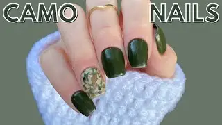 Veterans Day Camo Nails | ManiBoss Dip Powder