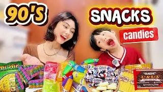 TRYING BATANG 90's CANDIES AND SNACKS(TRENDING SA TIKTOK) |Sammy Manese|