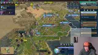 LIVE - Civ 6 Domination Only LETS FREAKING GO EMPEROR DIFFICULTY