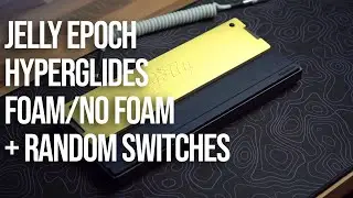 This FrankenBoard has 11 Linear/Tactile Switches - Jelly Epoch Cherry Hyperglide MX Black Sound Test