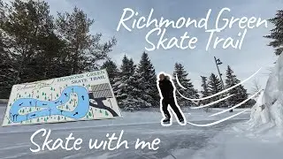 同我溜列治文山戶外溜冰場 ｜Skate With Me: Beginner POV at Richmond Green Skate Trail (Ice Skating ASMR)