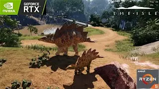 The Isle EVRIMA Gateway map Stress Test, Low settings, DLSS off, RTX off