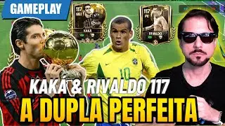 🔥 KAK&Aacute; 112 e RIVALDO 112 JOGAM DEMAIS l 🔥GAMEPLAY e REVIEW DUPLA - FC MOBILE 26