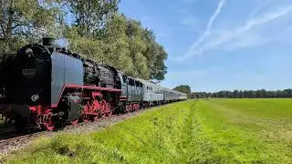 🚂🔥Spektakul&auml;re 50 307 dampft mit Personenzug durchs Feld bei Loenen!  | VSM Festival Terug naar Toen